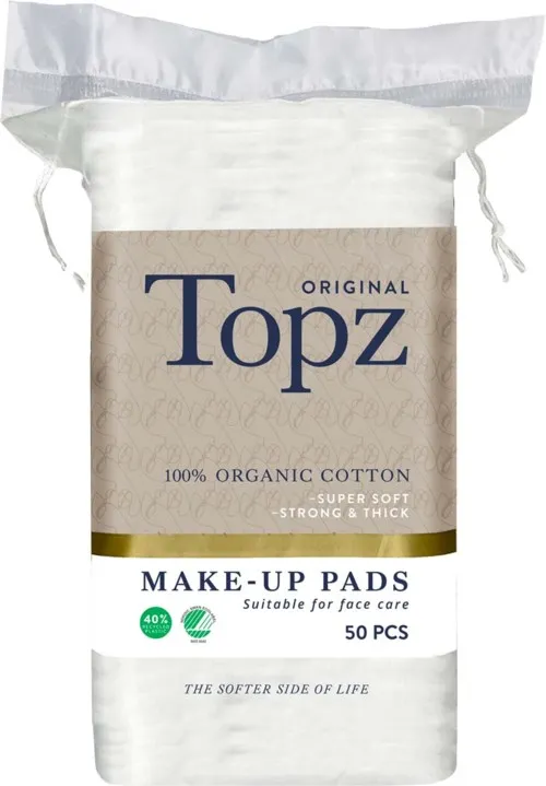 Topz Premium Square Make Up Pads 50 St.