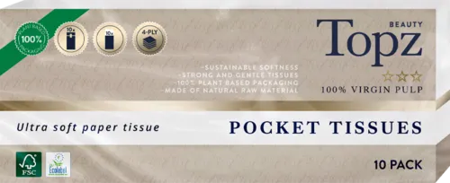 Topz Premium Pocket Tissues 10x10-pack