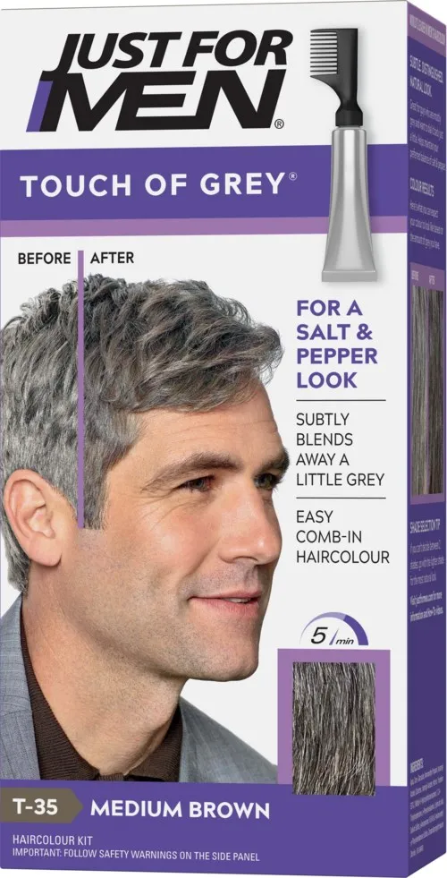 Just For Men Touch Of Grey Medium Brown- Grey
