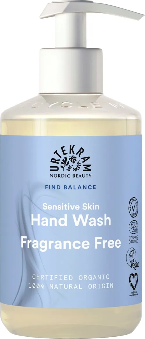 Urtekram Find Balance Fragrance Free Hand Wash 300 ml