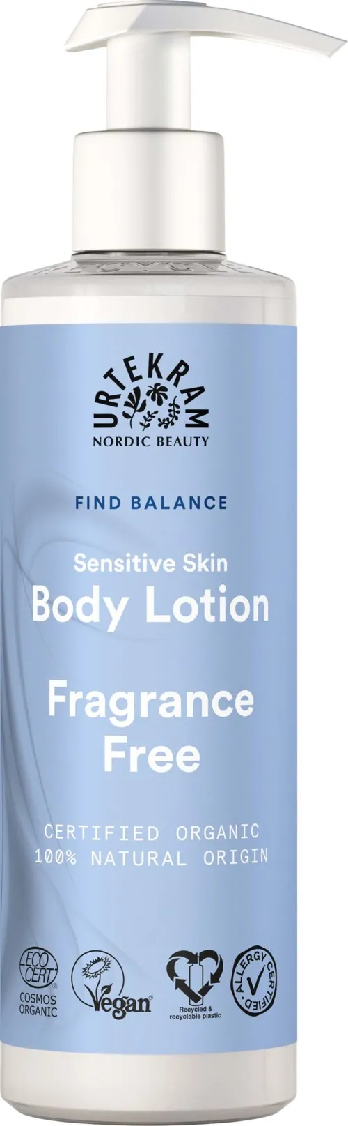 Urtekram Fragrance Free Body Lotion 245ml 245 ml