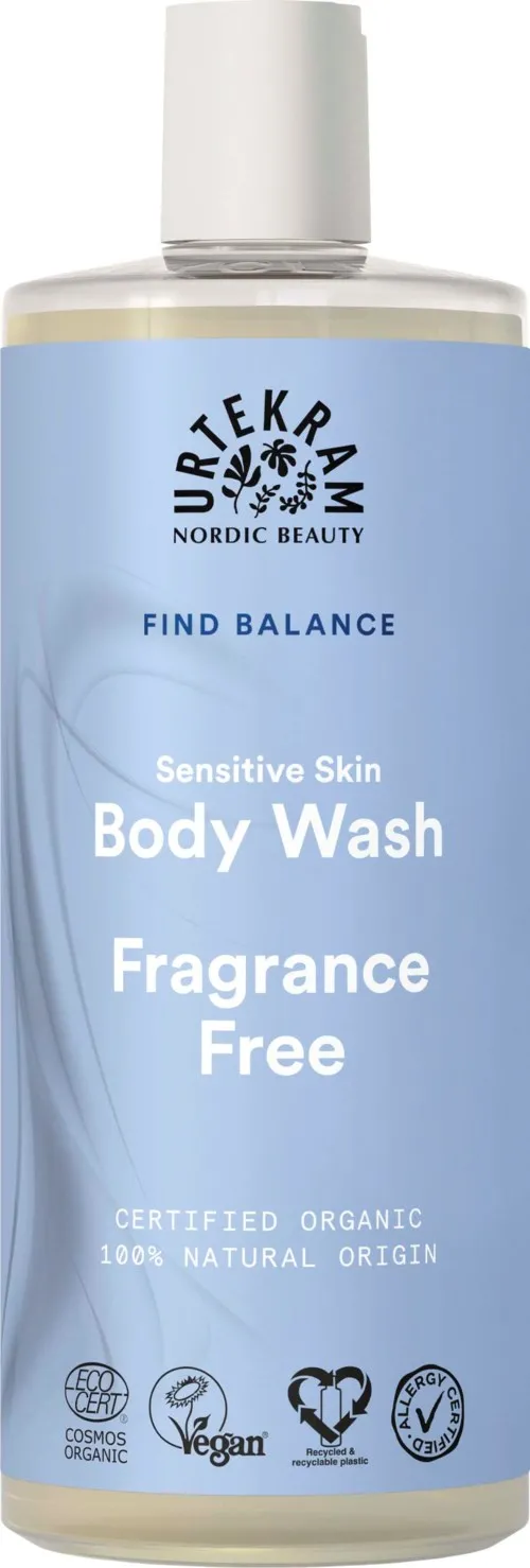 Urtekram Fragrance Free Body Wash 500 ml