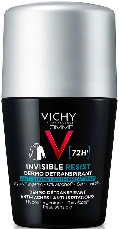 VICHY Homme Invisible Resist 72H Anti-Stain Roll-On 50 ml 50 ml