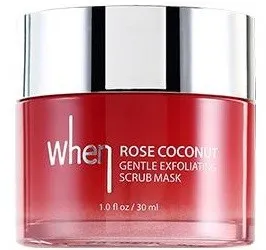 When Rose Coconut Gentle Exfoliating Scrub Mask 30 ml