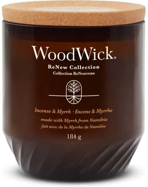 WoodWick Incense & Myrrh Renew Candle Medium