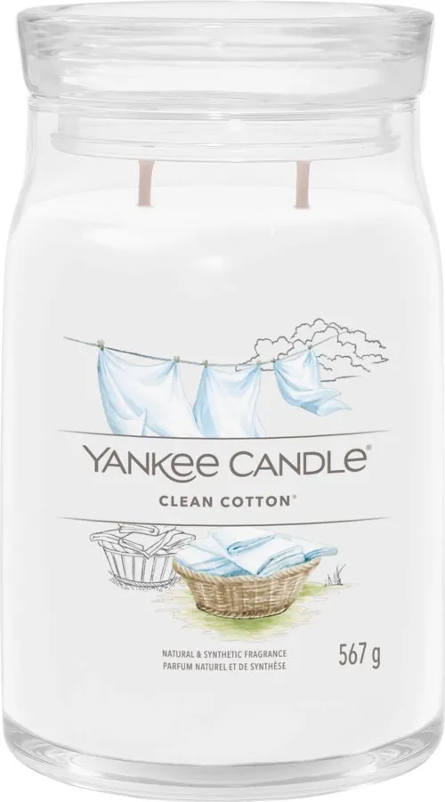 Yankee Candle Clean Cotton Signature Jar Large