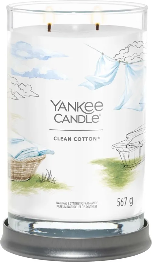 Yankee Candle Clean Cotton Signature Tumbler Large