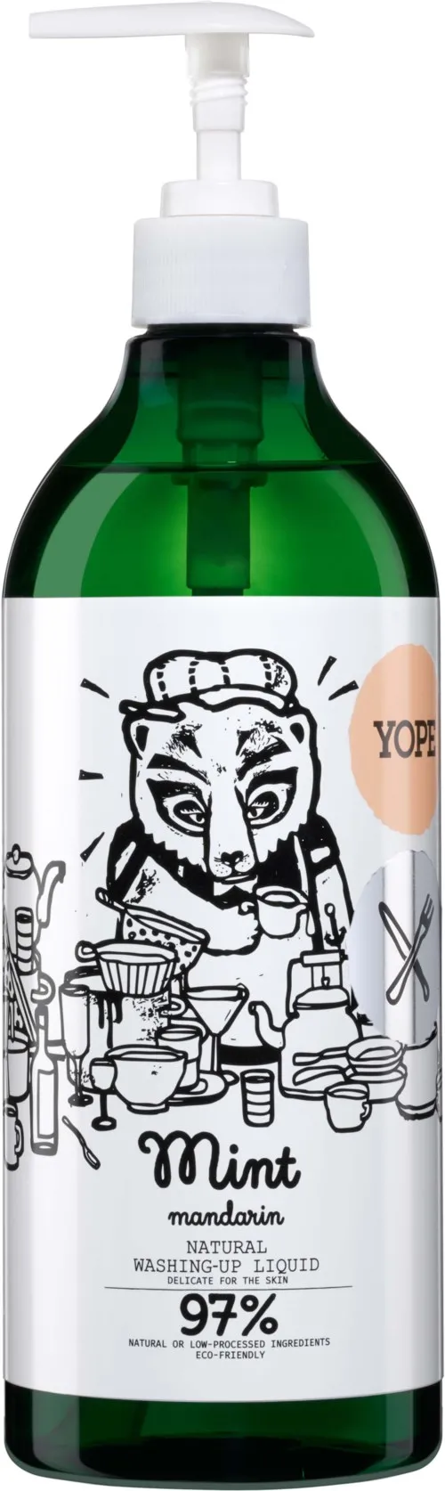 YOPE Kitchen Natural Washing-Up Liquid Mint & Mandarin 750 ml