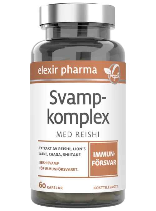 Elexir Pharma Svampkomplex with Reishi 60 caps